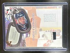 2005-06 In The Game Tough Customers Donald Brashear Dual MEM Vault 1/1 SP