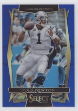2016 Panini Select Concourse Blue Prizm 102/149 Cam Newton #98 0o3b