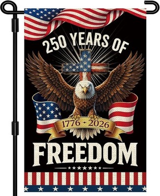 250 Year American Anniversary Garden Flag 250th Anniversary USA Flag Patriotic 4
