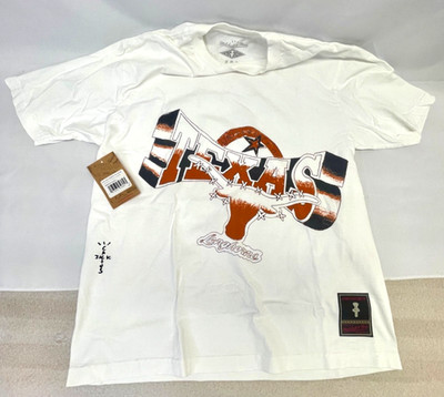Cactus Jack by Travis Scott T-Shirt University Of Texas Austin Longhorns Size: L
