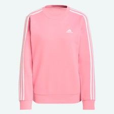 55 adidas Womens Essentials 3-Stripe Crewneck Sweatshirt