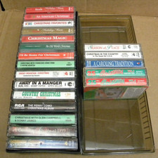 Lot of 15 Vintage Christmas Cassette Tapes - Mixed Artists