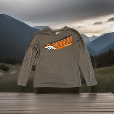 NFL Team Apparel Denver Broncos Long Sleeve T-Shirt Womens Medium