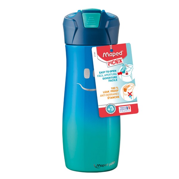 Borraccia in Acciaio Picnik Concept Maped - 580 ml - 871303 (Blu)
