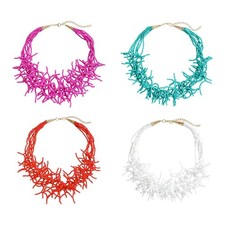 Seed Bead Necklace Collar Necklace Fashion Accessory 18 inch Long Jewelry