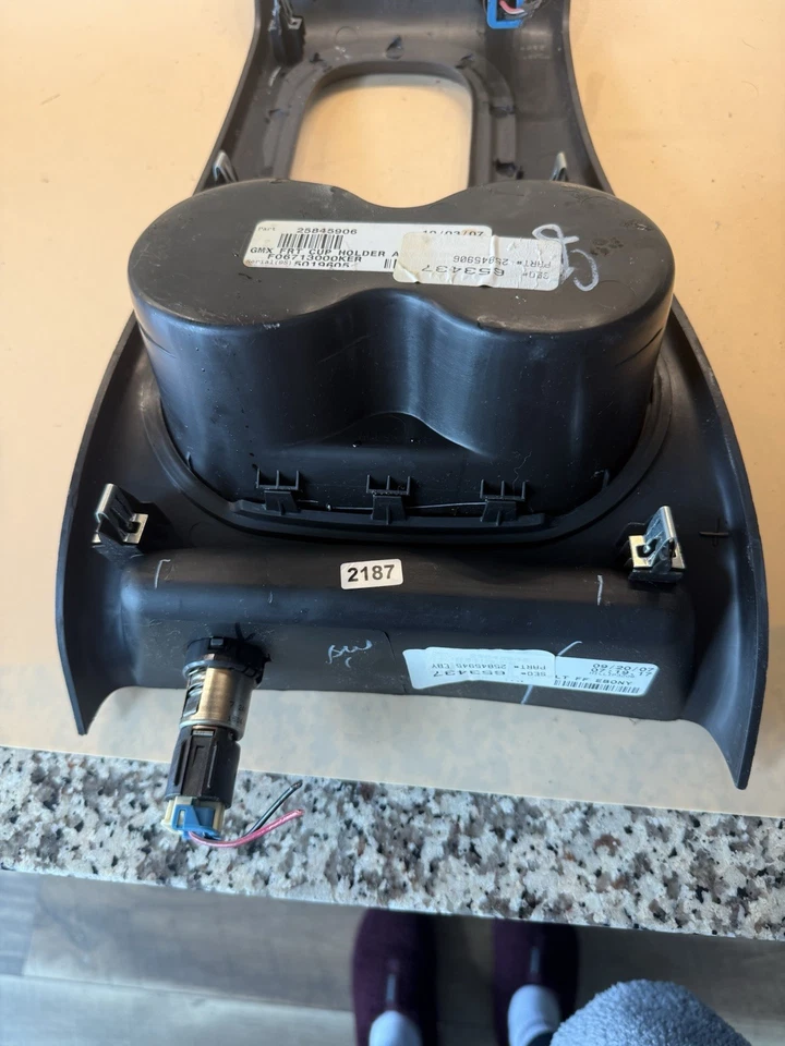 05-10 CHEVY COBALT переключатель ободок чашка держатель отделки панели крышка зажигалка 12 В черный - Изображение 4 из 4