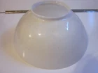 VINTAGE Dome OPAL White Milk Glass Lamp Shade With 6” Fit 13.875" X 6"