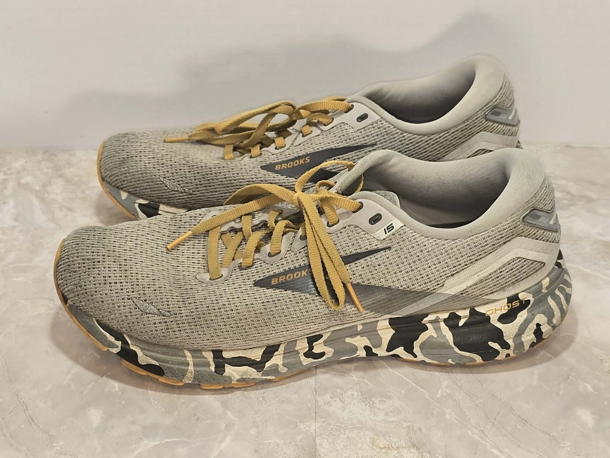 Brooks Shoes Mens 12 Gray Mesh Ghost 15 Road Running Athletic Sneakers Comfort Amazon.com | Brooks Men main image 4