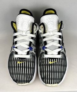 Nike LeBron Witness 6 White & Black Persian Violet  DD0423-100 5.5 Youth NICE