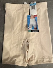 Flexees Women's Shapewear Panty Beige Firm Control Size M Style 6555 NWT