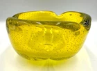 Vintage Murano Glass Controlled Bubble Bowl Ashtray Bowl 5"