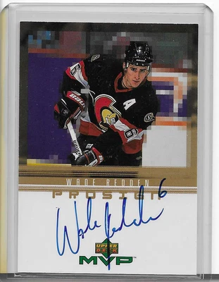 Upper Deck MVP 1999 Prosign Wade Redden WR Senators - Photo 1/2