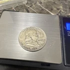 Franklin Half Dollar 1954 50C Circulated Uncertified US Coin Collectible