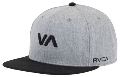 RVCA Infield Snapback Hat - Heather Grey - New