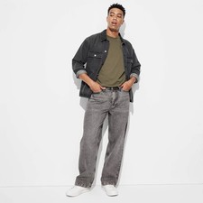 Men's Baggy Fit Jeans - Original Use Black Wash 38x30