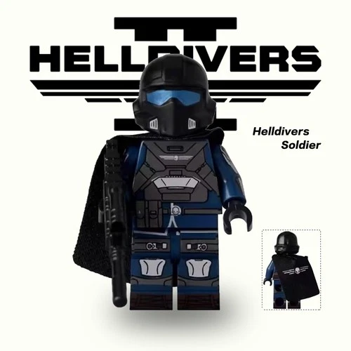 Lego Helldiver Custom Minifigure - RARE HIGH QUALITY CUSTOM