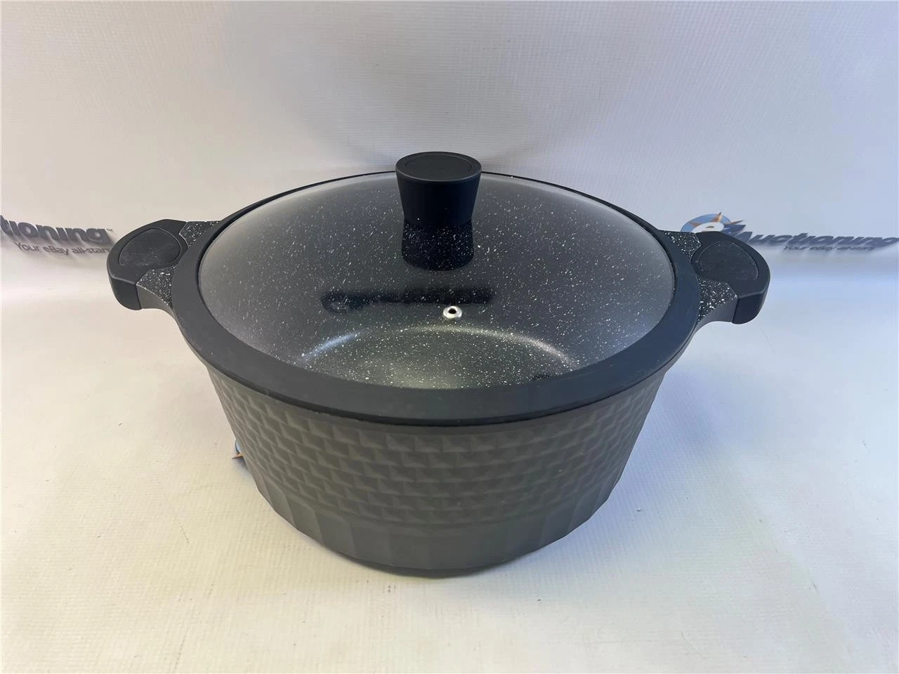 D&W Deane and White 10" Stock Pot w Glass Lid- Induction Ready