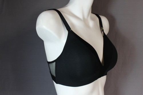 Lively Wireless Lightly Lined Deep V Plunge Bra size 32D black - 第 3/7 張圖片