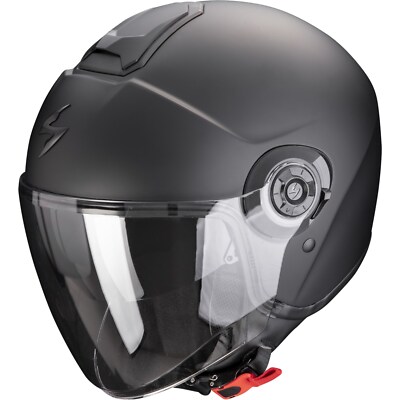 Motorrad Helm S - Scorpion EXO-City II 2 Solid Jethelm Roller - schwarz matt