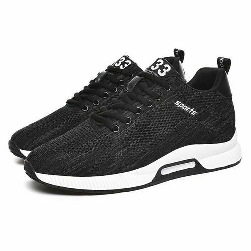 Scarpe con tacco nascosto uomo altezza crescente sneakers zeppa scarpe da ginnastica sportive atletica- - Foto 7 di 11