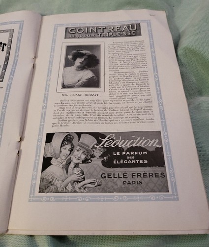 PARIS THEATRE APOLLO PLAYBILL 1912 / 1913 FABULOUS Lots of adds - Picture 13 of 23