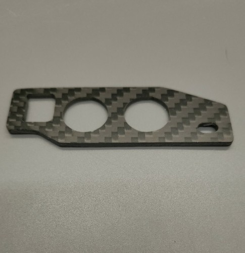 REPLACEMENT FOR TAMIYA FALCON BATTERY HOLDER BAR STRAP CARBON FIBER E3 EPART - Picture 2 of 2