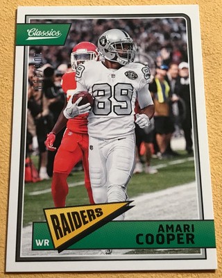 2018 Panini Classics AMARI COOPER Oakland Raiders RED BACK PARALLEL /299