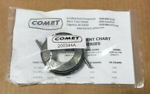 Comet Clutch Weight Chart