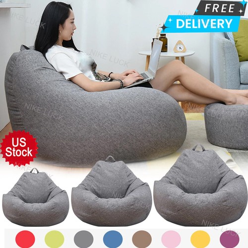 Großer Sitzsack Stuhl Sofabezug Innen Bequeme Sitzcouch Faulliege (kein Füllstoff)