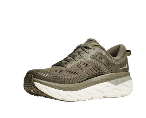 HOKA BONDI 7 Sneakers Olive Haze/White New - Zdjęcie 3 z 5