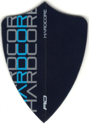 RED DRAGON FREESTYLE HARDCORE BLUE Dart Flights: 3 per set