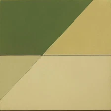 Medium Abstract Painting 2x2 ft. Post-Modernism Geometric Demrin OOAK NEW