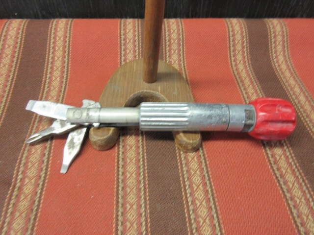 Vintage Webster 3 In One Ratchet Screwdriver Tool - Webster NY