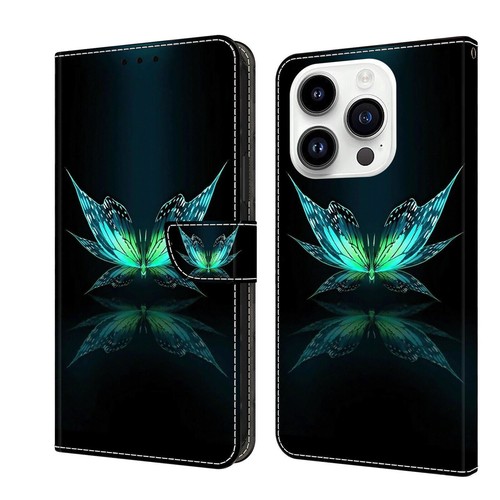 Flip Butterfly Flower Feather Card Wallet Stand Cover Case For 15 Pro Max - 第 13/32 張圖片