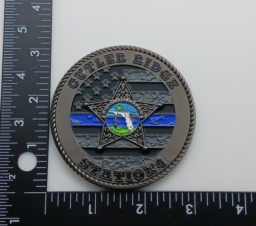 Miami Dade Deputy Sheriff Cutler Ridge Challenge Coin - Picture 2 of 2