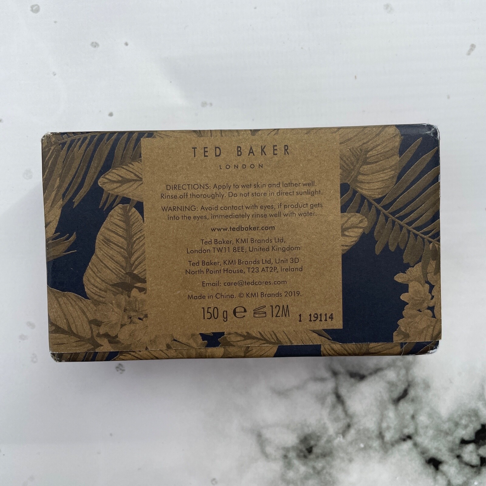 Ted Baker London Cashmere Gold Cleansing Bar Soap Bar 150g eBay