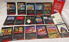 Super Nintendo SNES Game MANUAL Instructions Booklet Only - Buy 2 Get 10 Off