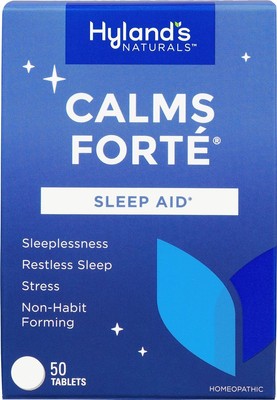 Hyland's Calms Forte' Sleep Aid Tablets, Natural Relief of Nervous Tension and O