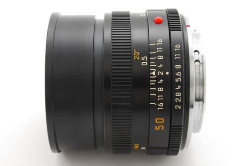 *EXC+5 w/Case* Leica Summicron R 50mm F/2 ROM E55 Standard Lens For R8 R9 #JAPAN - Picture 6 of 8