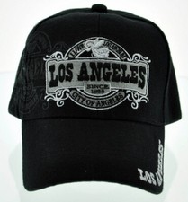 NEW CITY OF LOS ANGELES SINCE 1850 LA CAP HAT BLACK