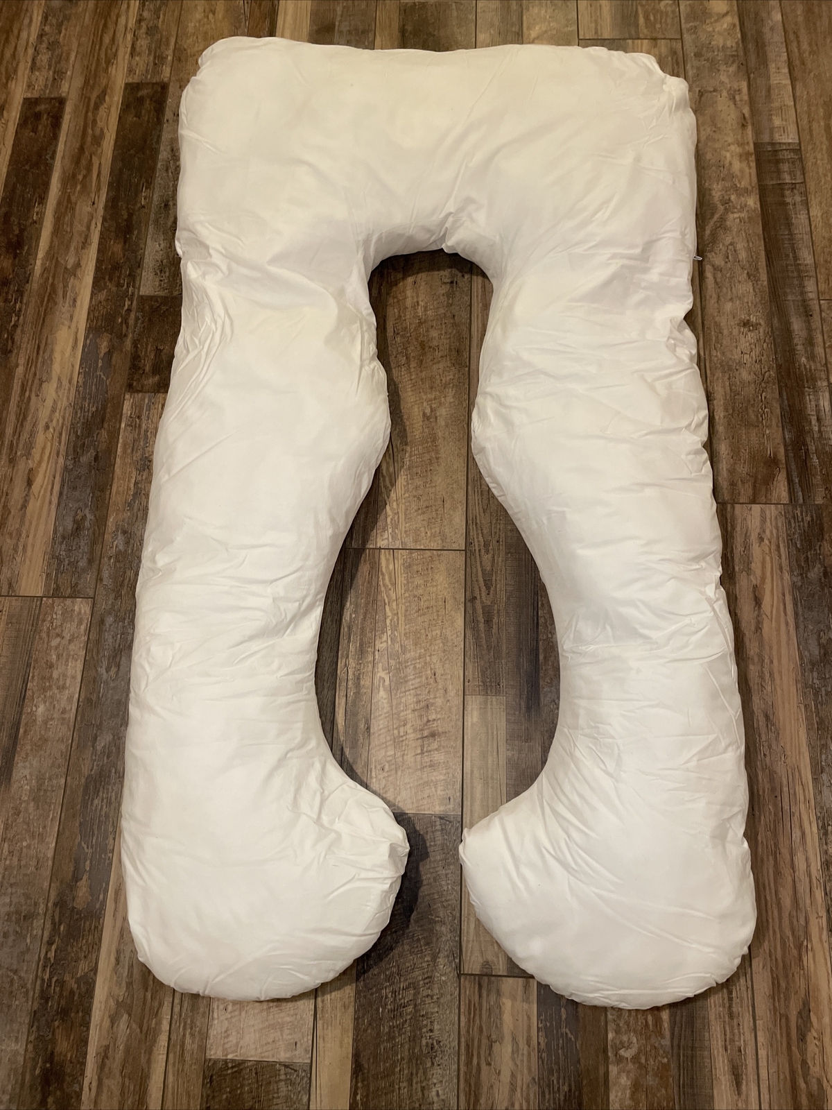 BlueStone Pregnancy Maternity Pillow Contoured UShaped White 53”L x 30