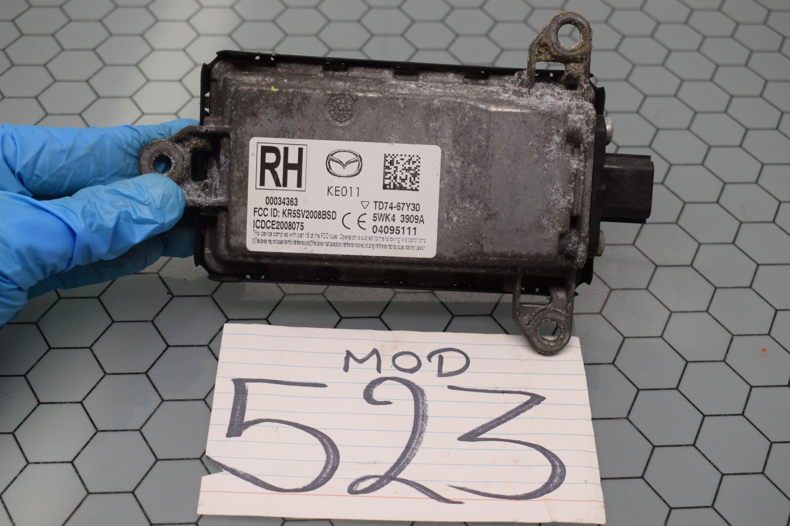 08 09 10 11 12 13 14 15 Mazda CX-7 Right Blind Spot Control Module #523-MOD