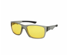 UV400 Night Driving Glasses Mens Nighttime Anti Glare Sports Wrap Yellow Lenses