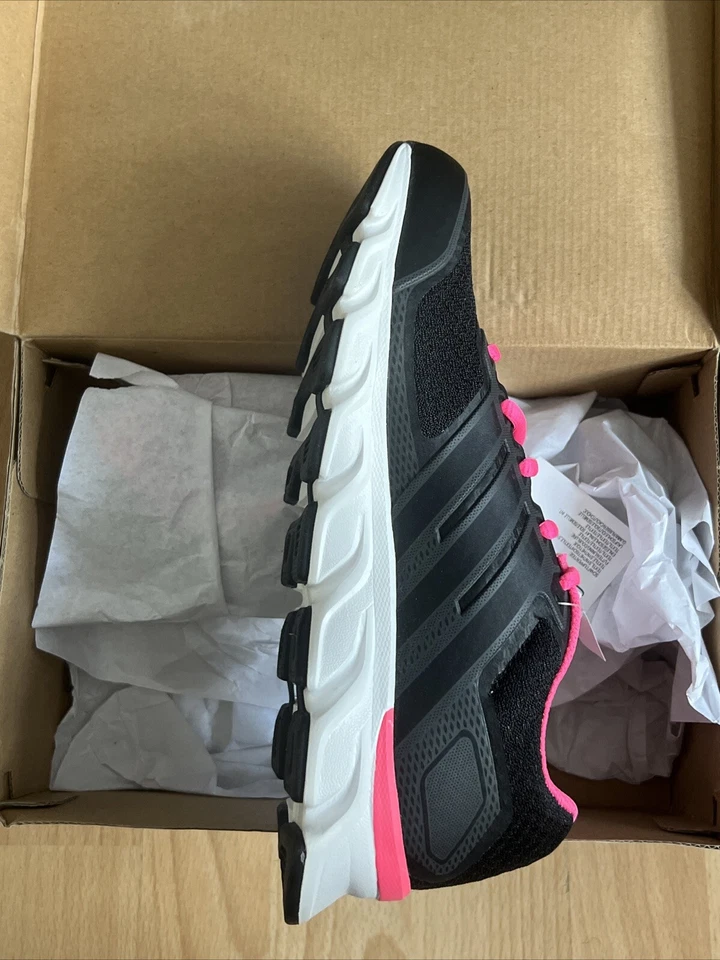 Adidas Women’s Falcon Elite 4 Pink & Black Running Shoes Sneakers Size Uk 4.5 - Image 3 of 4