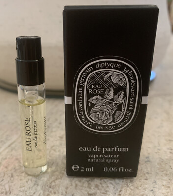 Diptyque EAU ROSE Eau de Parfum EDP Sample Spray .06oz/2ml NEW IN BOX