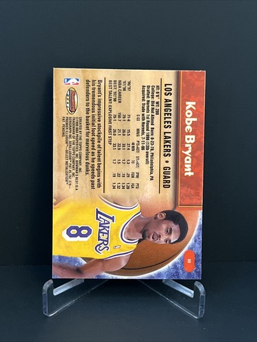 1998-99 Bowman's BEST Kobe Bryant *SHARP 90's LAKERS NBA HOF GOLD FOIL 3rd yr! - Picture 3 of 4