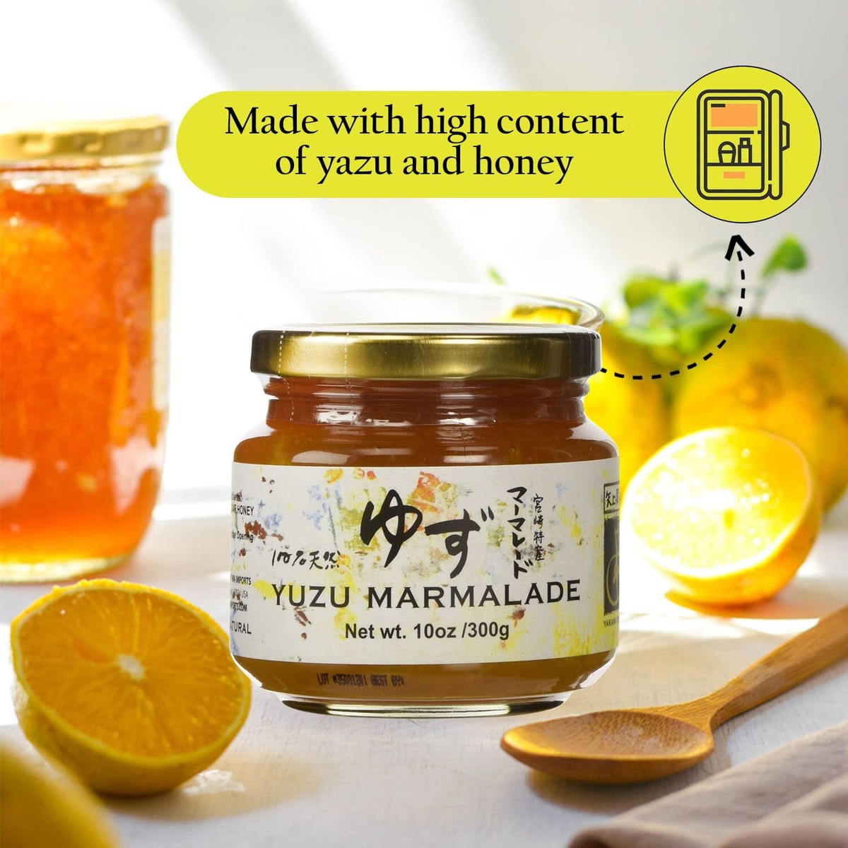 Yakami Orchard Japanese Yuzu Marmalade 300 gram jar 10 Ounce