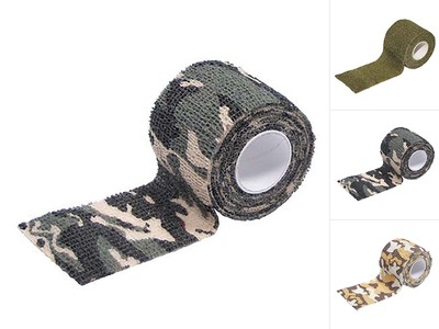Camouflage Tarn-Tape, 4,5m Rolle, 3er Set – Wasserfest, Für Jagd & Outdoor