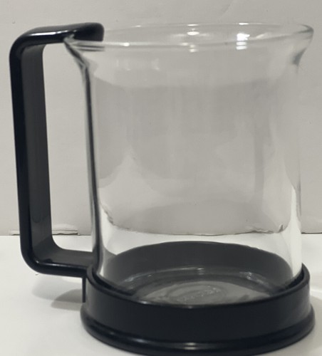 BODUM clear glass mug-black handle 3.5” Espresso Cup - Picture 9 of 10