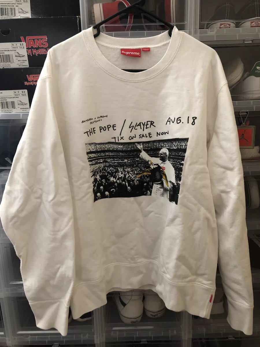 希少S Supreme antihero 16ss pope crew neck